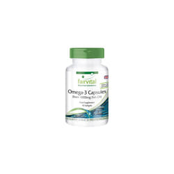 | Omega-3 Capsules from 1000mg Fish Oil - HIGH Dosage - 3000mg per Daily dose - 90 softgels - with EPA and DHA