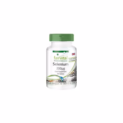 | Selenium 200mcg from Selenium Yeast - Bulk Pack for 3 Months - HIGH Dosage - Vegan - 90 Tablets