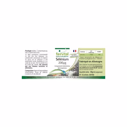 | Selenium 200mcg from Selenium Yeast - Bulk Pack for 3 Months - HIGH Dosage - Vegan - 90 Tablets
