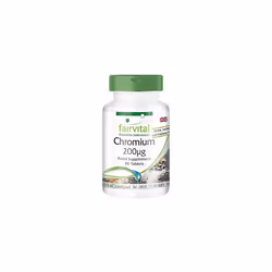 | Chromium 200mcg from Chromium picolinate - Bulk Pack for 3 Months - HIGH Dosage - Vegan - 90 Tablets
