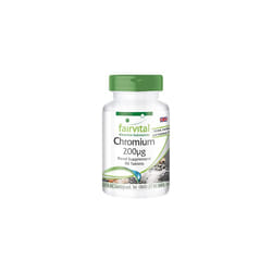 | Chromium 200mcg from Chromium picolinate - Bulk Pack for 3 Months - HIGH Dosage - Vegan - 90 Tablets