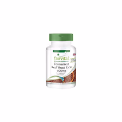 | Fermented Red Rice 600mg - Monascus purpureus Capsules - HIGH-Dosage with 2.95mg Monacolin K per Capsule - Vegan - 120 Caps ...