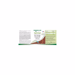 | Fermented Red Rice 600mg - Monascus purpureus Capsules - HIGH-Dosage with 2.95mg Monacolin K per Capsule - Vegan - 120 Capsules