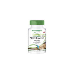| Nattokinase 100mg - Bulk Pack for 3 Months - Vegan - HIGH Dosage - 90 Tablets - 2000 FU