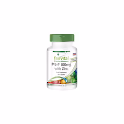 | P-5-P 100mg zinc - Bulk Pack for 3 Months - Vegan - 90 Capsules - Active Vitamin B6 - pyridoxal-5-phosphate