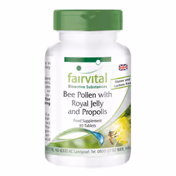 | Bee Pollen with Royal Jelly and Propolis - HIGH Dosage - 90 Tablets