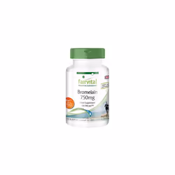 | Bromelain 750mg - HIGH Dosage - Vegan - 120 Capsules - Pineapple Enzyme