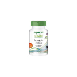 | Bromelain 750mg - HIGH Dosage - Vegan - 120 Capsules - Pineapple Enzyme