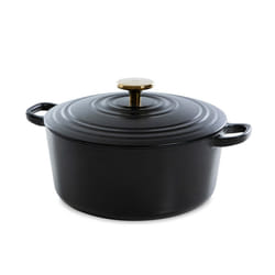 BK Cookware Bourgogne Enameled Cast Iron 4.4QT Dutch Oven  Pitch Black