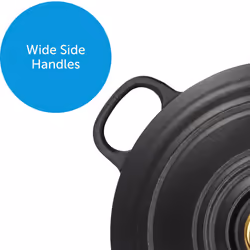 BK Cookware Bourgogne Enameled Cast Iron 7QT Dutch Oven  Pitch Black