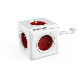 Allocacoc PowerCube power extension 1.5 m 5 AC outlet(s) Indoor Red, White