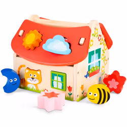 New Classic Toys Shape sorter house, 1 yr(s), Multicolour