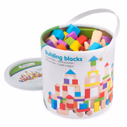 New Classic Toys Building blocks in a drum - colored, 1.5 yr(s)