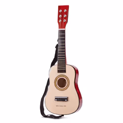 New Classic Toys 10344, Toy musical instrument, Guitar, 3 yr(s), Beige, Black, Red