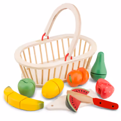 New Classic Toys Cutting Meal - Fruit Basket, 2 yr(s)