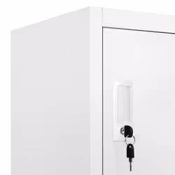 vidaXL Locker Cabinet with 6 Compartments Steel Grey Storage Unit Organiser - Additional view 6