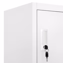 vidaXL Storage Filing Locker Cabinet with 9 Compartments Steel Grey Furniture - Additional view 6