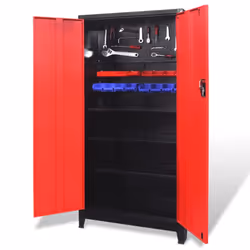 VidaXL 20158 rack cabinet Freestanding rack Black, Red - Additional view 2