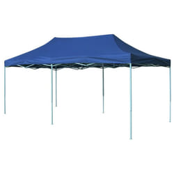 Garden Furniture Set Foldable Tent Pop-Up 3x6 m Blue