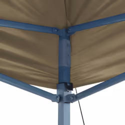 vidaXL Foldable Tent Pop-Up 3x4.5m Cream White Outdoor Garden Gazebo Canopy - Additional view 2