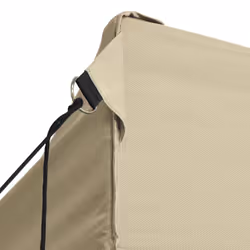 vidaXL Foldable Tent Pop-Up with 4 Side Walls 3x4.5m Cream White Garden Gazebo