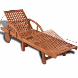 VidaXL 42592 outdoor chair Lounge Padded seat Acacia wood