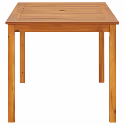 vidaXL Solid Acacia Wood Garden Table Outdoor Patio Furniture Dining Desk