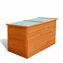 vidaXL Outdoor Garden Patio Storage Box Utility Tools Chest Shed Furniture Wood