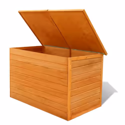 vidaXL Outdoor Garden Patio Storage Box Utility Tools Chest Shed Furniture Wood