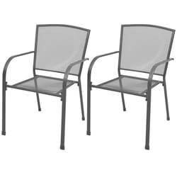 VidaXL 42705 outdoor chair Terrace Steel Anthracite