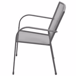 VidaXL 42705 outdoor chair Terrace Steel Anthracite - Additional view 4