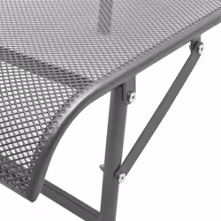vidaXL Sunlounger Steel Mesh Adjustable Outdoor Garden Reclining Mesh Chair - Additional view 6
