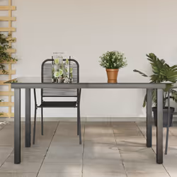 VidaXL 42788 outdoor table Black
