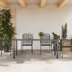 VidaXL 42789 outdoor table Black