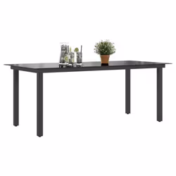 VidaXL 42789 outdoor table Black - Additional view 4