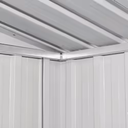 vidaXL Garden Shed Green Metal Outdoor Patio Storage Organiser House Cabin - Additional view 11