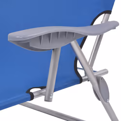 VidaXL 42931 outdoor chair Lounge Padded seat Polyester Blue - Additional view 5