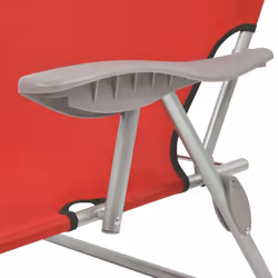 VidaXL 42933 outdoor chair Lounge Padded seat Polyester Red - Additional view 4