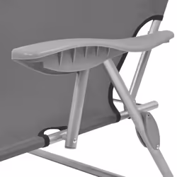 VidaXL 42934 outdoor chair Lounge Padded seat Polyester Grey - Additional view 5