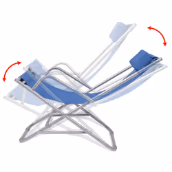VidaXL 42935 outdoor chair Terrace Polyvinyl chloride (PVC) Blue - Additional view 7