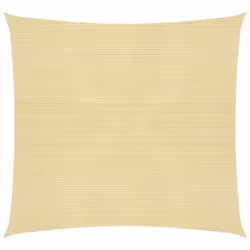 vidaXL Sunshade Sail HDPE Square 2x2m Beige Garden Patio Awning Canopy Shade - Additional view 4