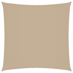 vidaXL Sunshade Sail Oxford Fabric Square 2x2m Beige Garden Awning Canopy