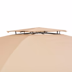 vidaXL Garden Marquee Pavilion Tent with Curtains Hexagonal 360x265cm Gazebo - Additional view 5