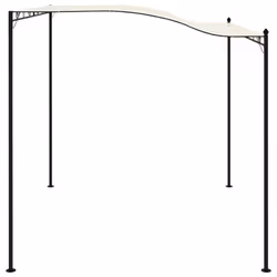 vidaXL Gazebo Fabric Cream White Outdoor Garden Canopy Shelter Tent Carport - Additional view 3