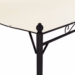 vidaXL Gazebo Fabric Cream White Outdoor Garden Canopy Shelter Tent Carport - Additional view 5