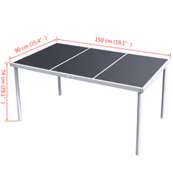 VidaXL 43305 outdoor table - Additional view 4