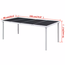 VidaXL 43307 outdoor table