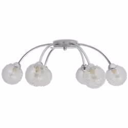 vidaXL Ceiling Lamp with 6 LED Bulbs Hanging Light Ceiling Chandelier G9 240 W