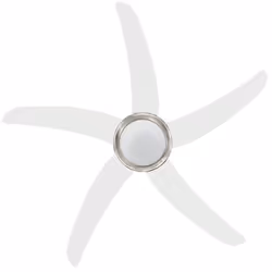 vidaXL Ornate Ceiling Fan with Light 128cm White Remote Control 3 Speed Levels - Additional view 4