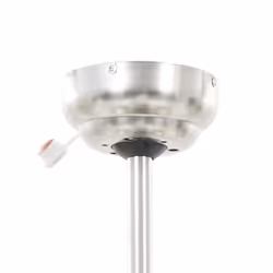 vidaXL Ornate Ceiling Fan with Light 128cm White Remote Control 3 Speed Levels - Additional view 7